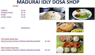 Madurai Idli and Dosa Shop menu 3