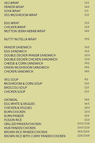 The Nutri Bowl menu 2