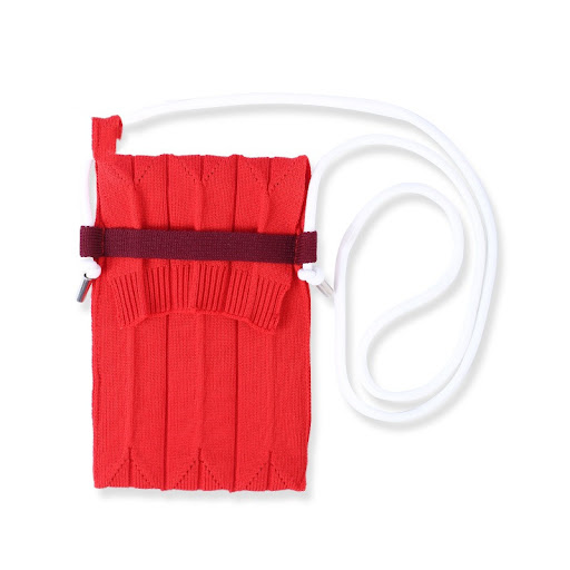 Title 15, Pleated Organ Woven Mobile Phone Bag Shoulder M...