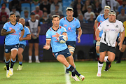 Bulls flyhalf Johan Goosen during the Champions Cup match against Saracens at Loftus Versfeld Stadium on December 09, 2023.