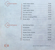 Epicurean Alley Restaurant menu 2