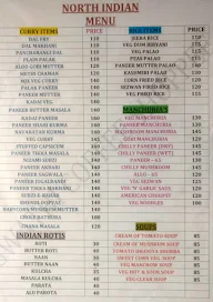 Swathi Tiffins menu 1