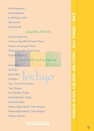 Indigo menu 1