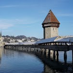 Chapel Bridge of Lucerne in Lucerne, Switzerland 