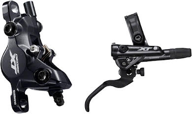 Shimano Deore XT BL-M8100/BR-M8100 Disc Brake and Lever - Rear, Hydraulic, Post Mount, 2-Piston, Bla alternate image 0