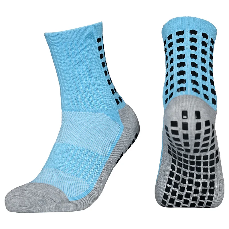 Chaussettes de football de sport pour hommes, antidérapantes avec joint de friction, offrant adhérence et confort exceptionnels.