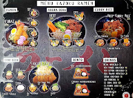 Kazoku Ramen & Soba menu 1