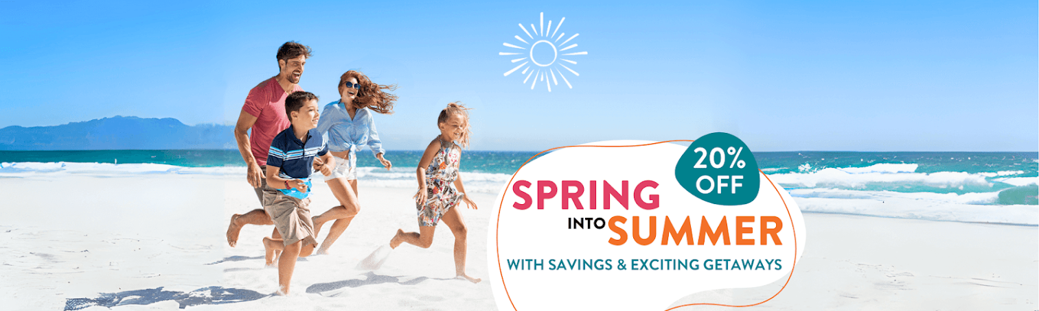 Extra Holidays - Spring into Summer with 20% off!