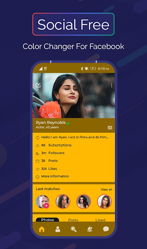Multi Color For Facebook - Multi Color Theme