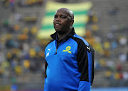 Head coach Pitso Mosimane of Mamelodi Sundowns during 2017 Caf Champions League game between Mamelodi Sundowns and Wydad AC at Lucas Moripe Stadium on 17 September 2017.   