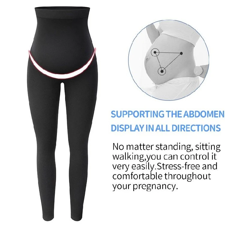 High Waist Maternity Leggings for Women Pregnancy Clothes Comfortable and soft maternity pants, perfect for all stages o
