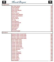 Nimrah Biryani menu 4