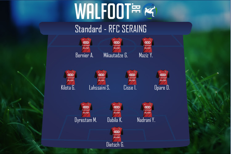 Composition RFC Seraing | Standard - RFC Seraing (13/03/2022)