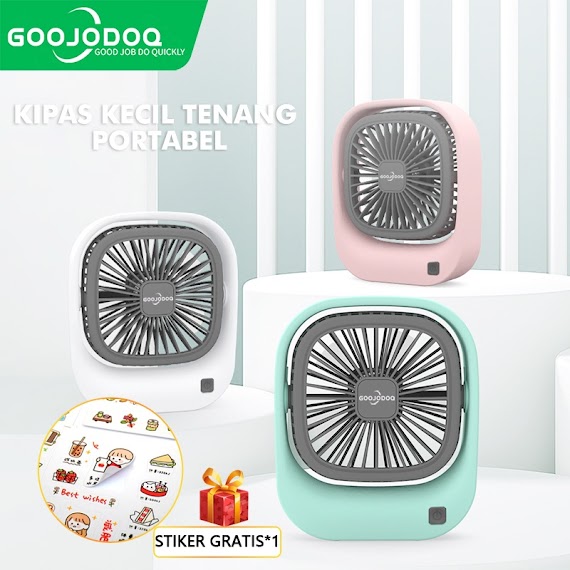 Quạt Goojodoq Cầm Tay Để Bàn Kích Thước Mini Nhỏ Gọn Tiện Lợi