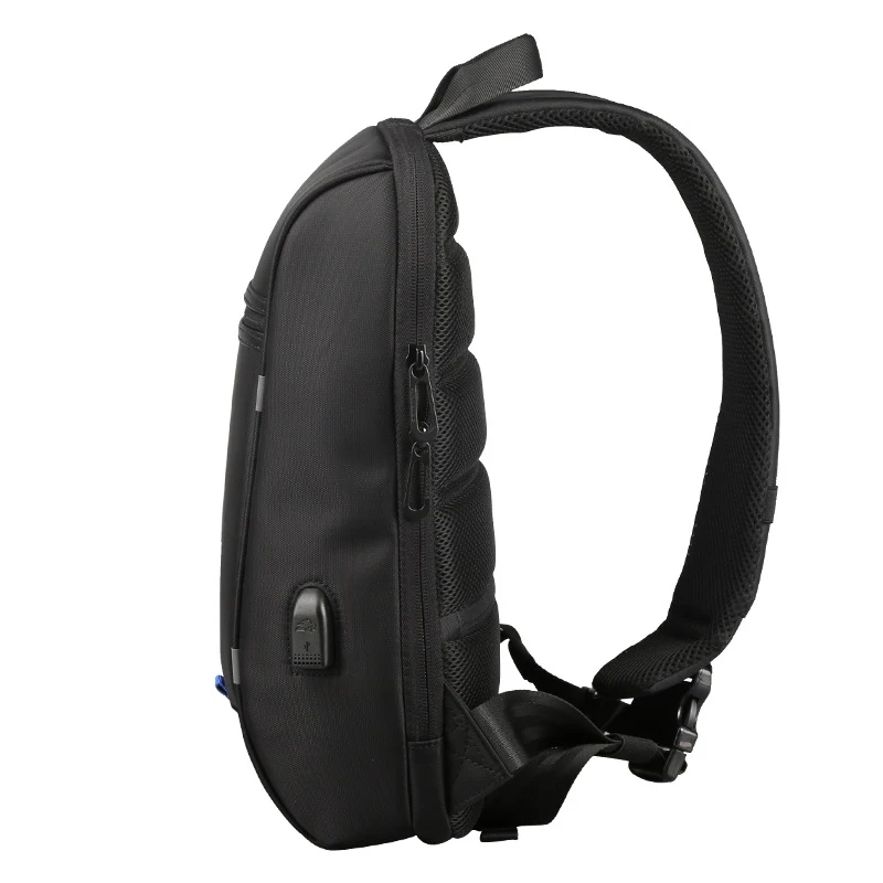 Heren schoudertas met één schouder, 13,6 inch crossbody tas voor mobiele telefoon, ideaal voor dagelijks gebruik en reizen.