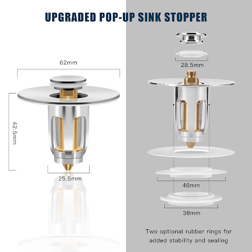 Title 4, Pop Up Drain Filter Pressing Bounce Core For Ba...