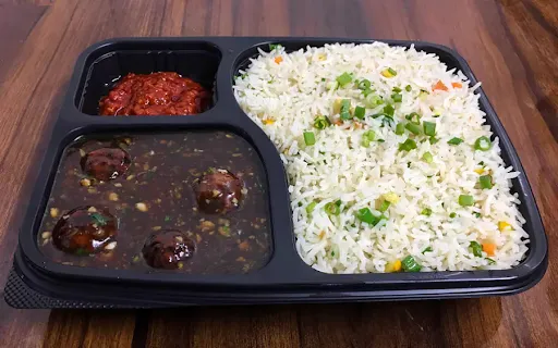 Veg Manchurian Rice Meal Box