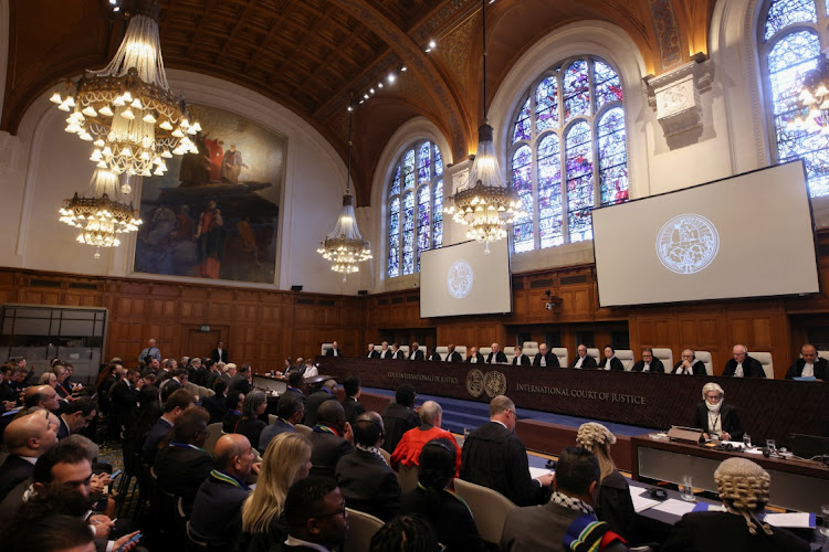 A sitting of the International Court of Justice. Picture: THILO SCHMUELGEN/REUTERS