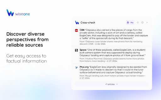 Wiseone - Your AI Search & Reading Copilot