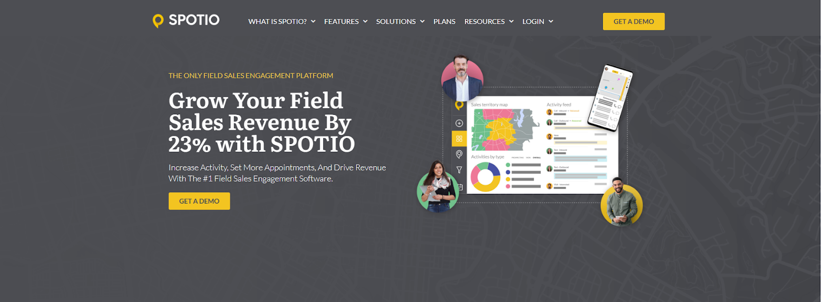 Spotio Homepage