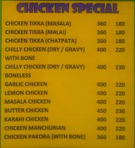 Raj Chinese Fast Food menu 3