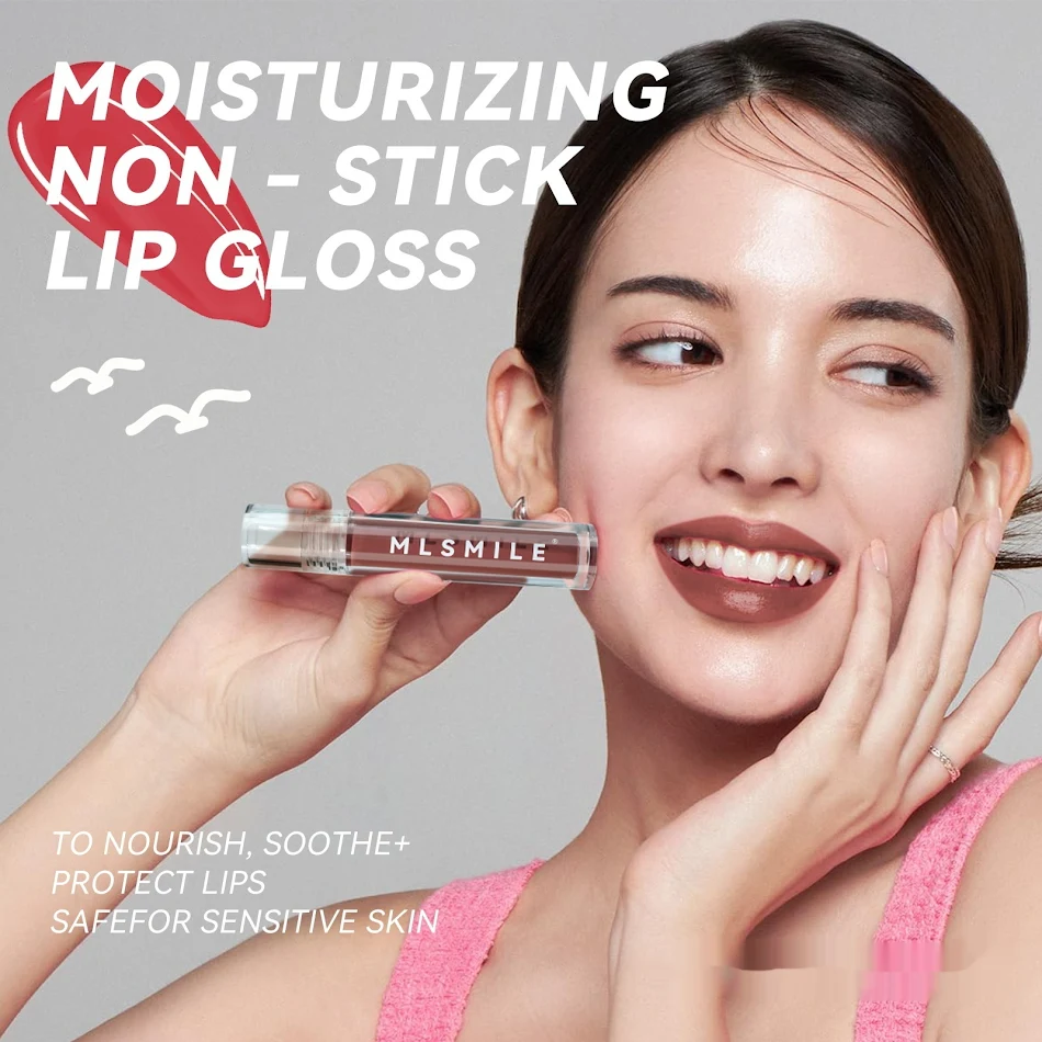 Cross-border Mirror Glass Lip Lacquer Water Light Toot Moisturizing And Nourishing