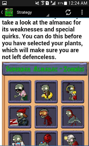 Guide for Plants vs. Zombies