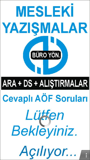 AÖF MESLEKİ YAZIŞMALAR