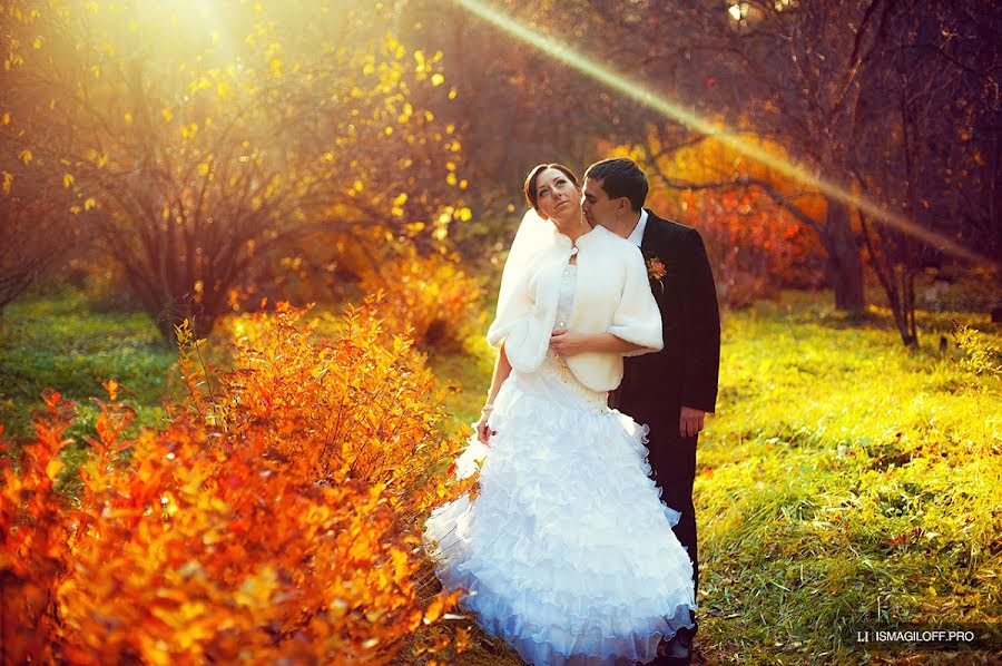 結婚式の写真家Ilyas Ismagilov (ismagiloff)。2012 10月26日の写真