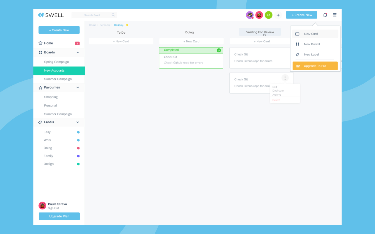 Swell - To Do List & Task Manager Preview image 5