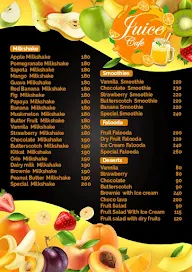 Juice Cafe menu 1