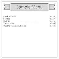 Balaji Dhaba menu 1