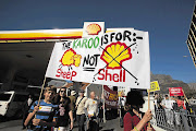 A protest march against fracking in the Karoo. File picture