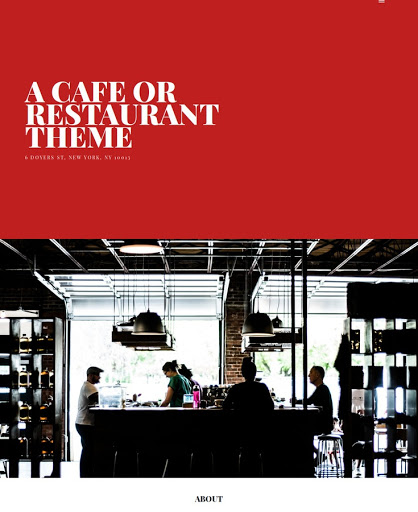 Build a Café bold Website