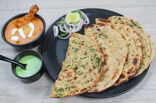 Butter Chicken [2 Pieces] With 2 Paratha