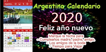 Argentina Calendario 2024 Screenshot