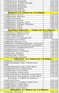 Thalassery Cafe menu 7