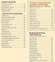 Oye Kake menu 5