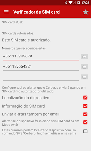 Cerberus Segurança do telefone (Antirroubo) Screenshot