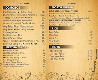 Bajrang's Bikaner menu 4