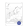 Blank Map, Europe icon