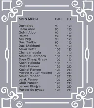 Classic veg menu 3