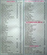 Cheese Zone menu 3