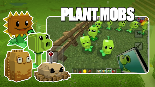 Screenshot PVZ Mods for Minecraft 2024