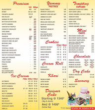 Dangee Dums menu 1