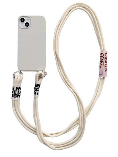 Title 10, Long Diagonal Lanyard Liquid Silicone Phone Cas...