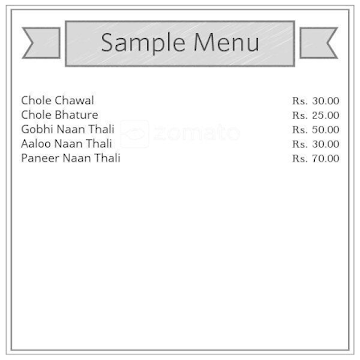 Raju De Special menu 