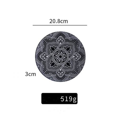 Title 10, Porcelain Ceramic Plate Creative Home Simple. E...
