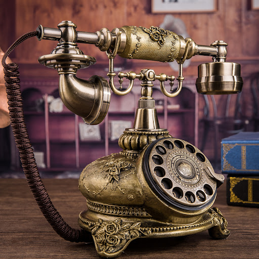 Title 1, Yueqi antique European telephone rotary panel r...