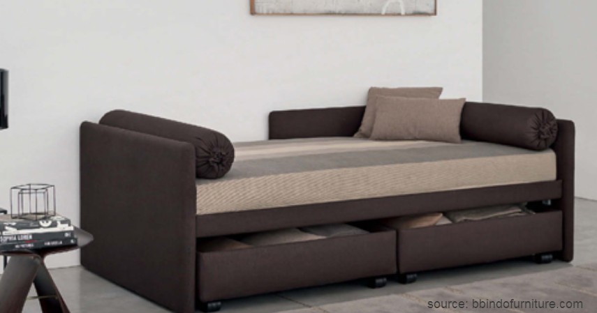 Sofa Tanpa Sandaran - 15 Ide Sofa Ruang Tamu Sempit yang Harganya Gak Bikin Mengernyit